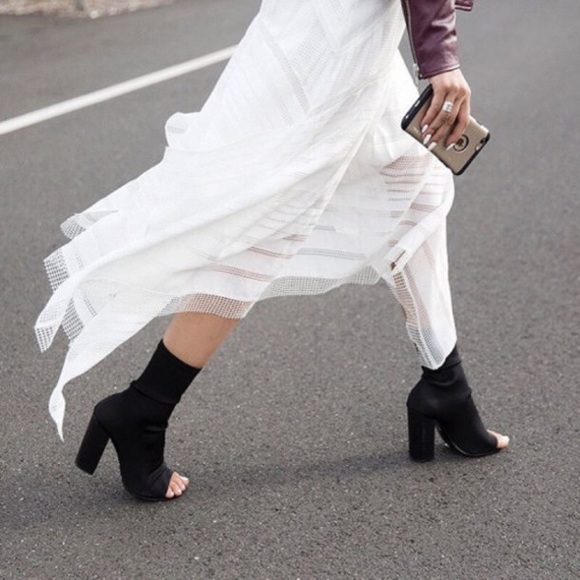 open toe socks for booties